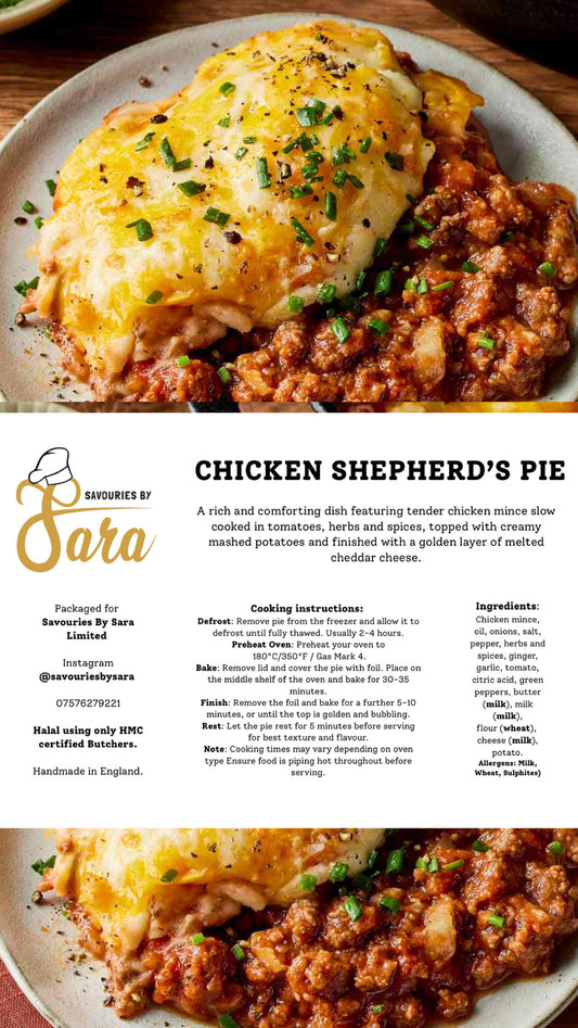 Chicken Shepherd’s Pie (Family size feeds 4-6)